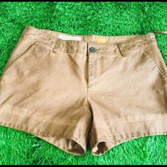 Brown leather shorts - Picture 1 of 4